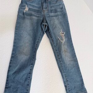 Distressed Blue Women's Jeans